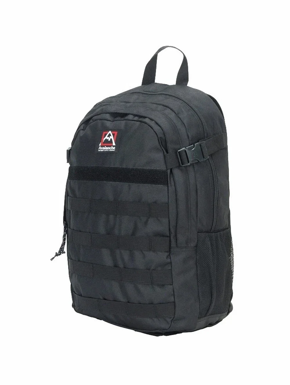 New! Avalanche Black Trail Utility Backpack with MOLLE Webbing, Everyday Use